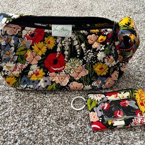 Very Bradley Poppy Fields Shoulder Bag and wallet combo - Discontinued patter
